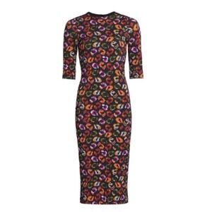 farm rio blue sunset tapestry dress FARM Rio Embroidered Tapestry Blue Mini Dress main image 1